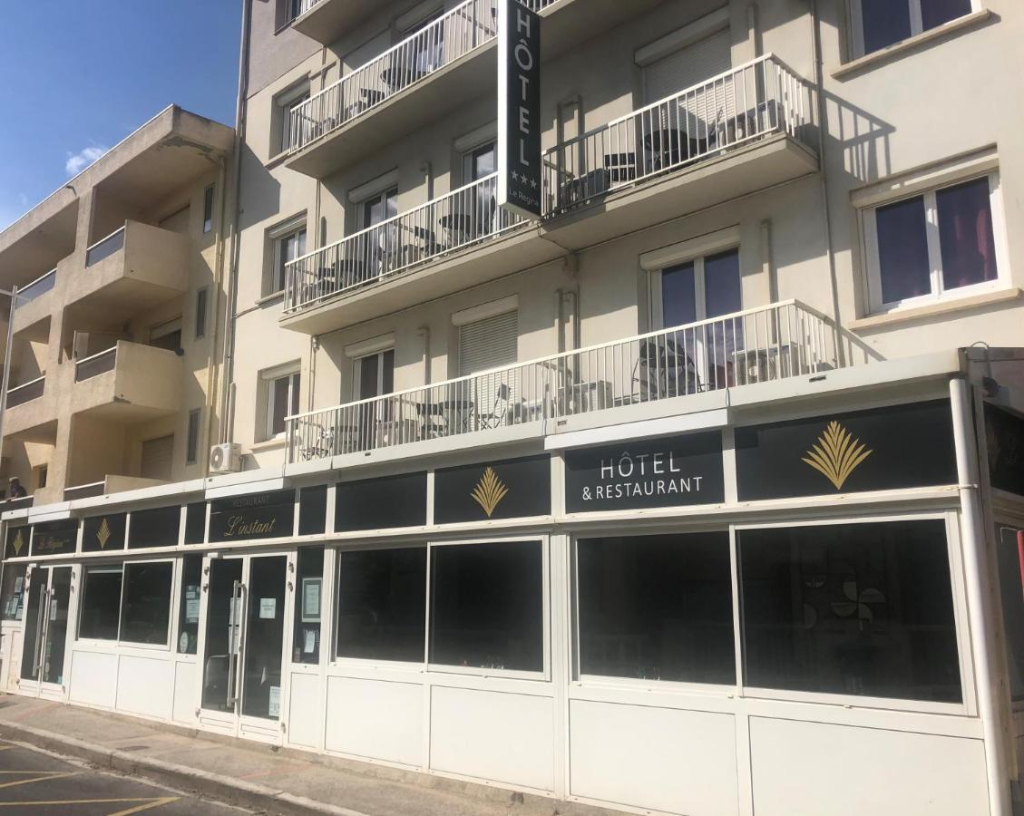 Le Regina Hotel Et Restaurant Canet-Plage Exterior photo