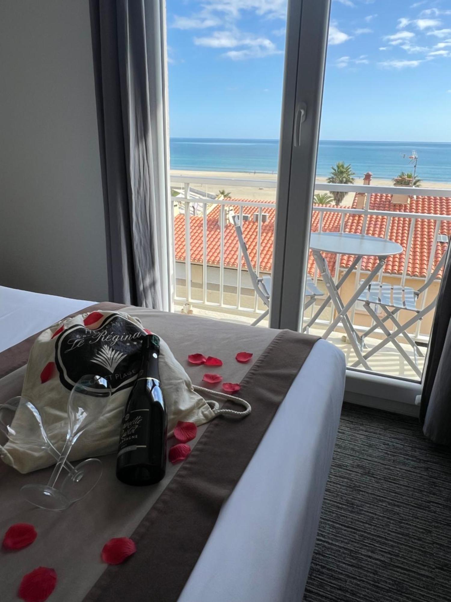 Le Regina Hotel Et Restaurant Canet-Plage Exterior photo